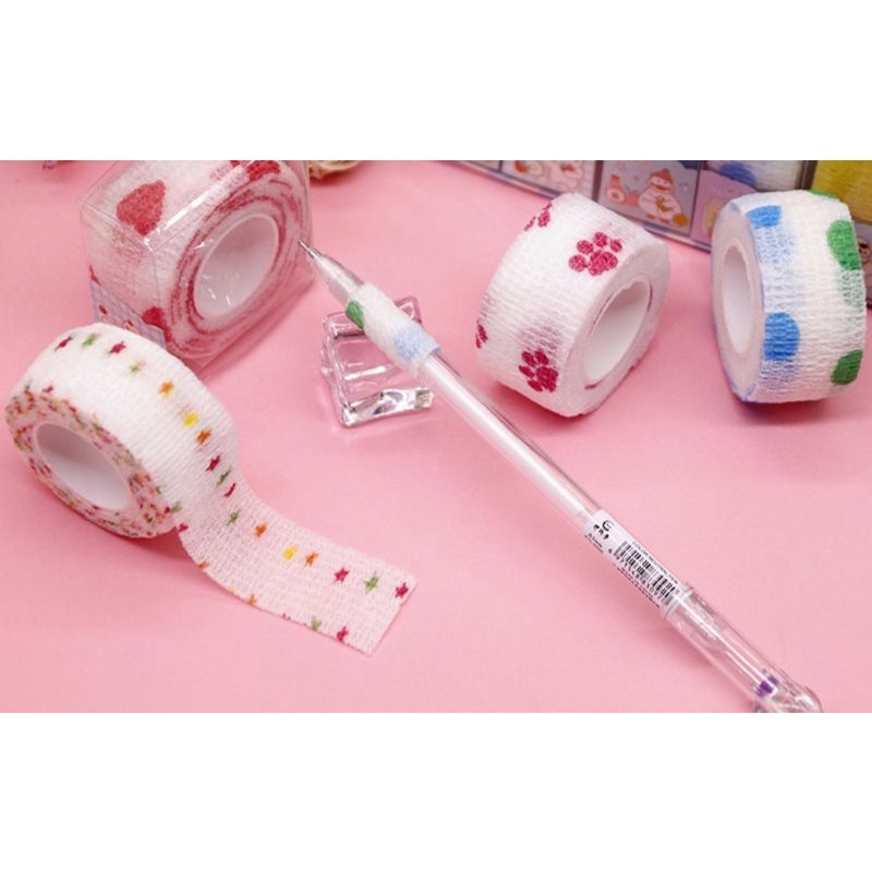 BĂNG DÍNH QUẤN TAY, CHÂN, KHỚP TỰ DÍNH CHỐNG MỎI, CHAI TAY KHI VIẾT VÀ TẬP THỂ THAO