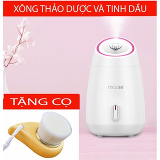 MÁY XÔNG HƠI MẶT THẢO DƯỢC, HOA QUẢ TỰ ĐỘNG 2 IN 1 MAOER ( tặng cọ)