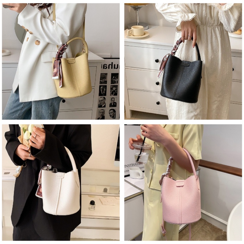 Túi Xách Bucket 2022 Thời Trang Xuân Hè Phong Cách Hàn Quốc Hàng Mới