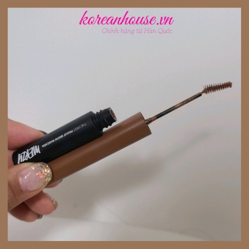 [Chính hãng] MASCARA CHÂN MÀY MERZY THE FIRST PROOF BROW MASCARA CHỐNG THẤM NƯỚC 3.5g