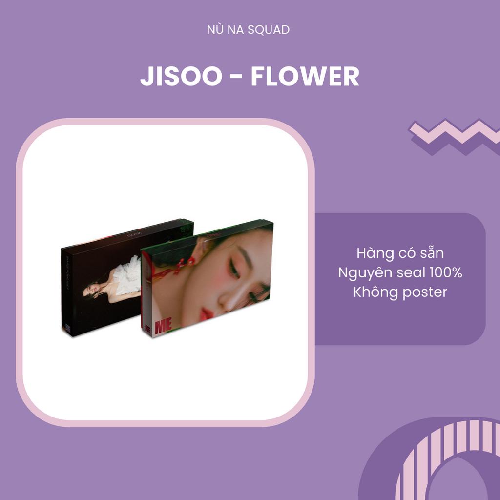 Bộ album JISOO - FLOWER (CÓ QUÀ PRE)