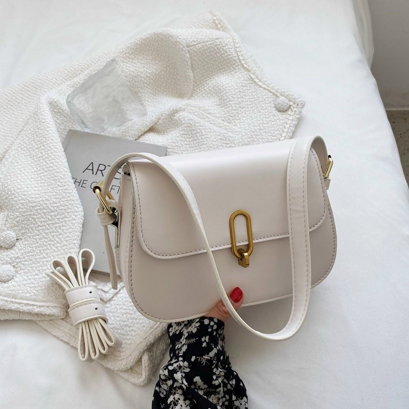 Túi xách nữ đẹp khoá sang trọng, Kèm dây đeo chéo