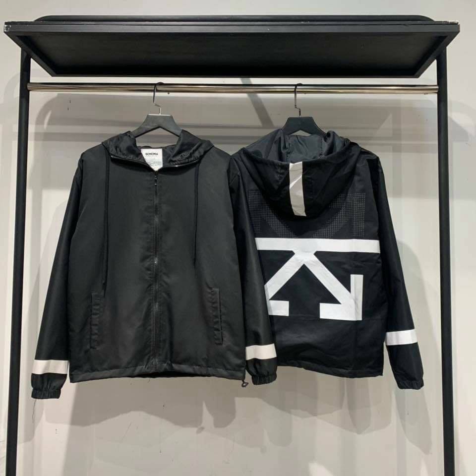 Áo khoác dù Off white