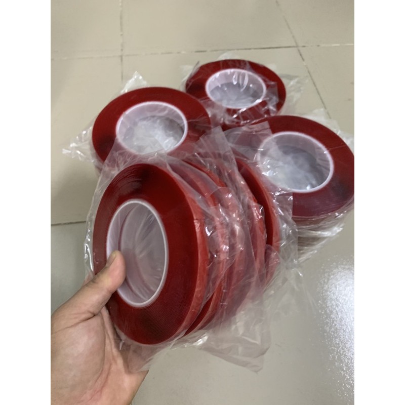 Keo 2 Mặt Trong Suốt 10mm x 10mét