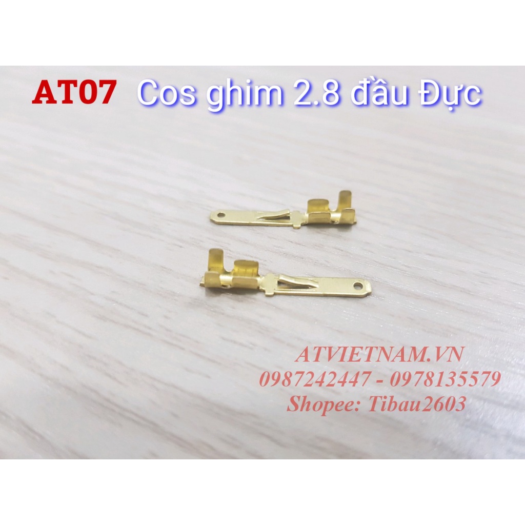 Cos Ghim Đực 2.8 - AT07 ( 1 bịch/50 cái)
