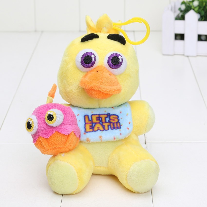 14cm Móc khóa nhân vật trò chơi Five Nights At Freddy's 4 FNAF Freddy Fazbear Bear Plush Toys Doll Cute animal pendant