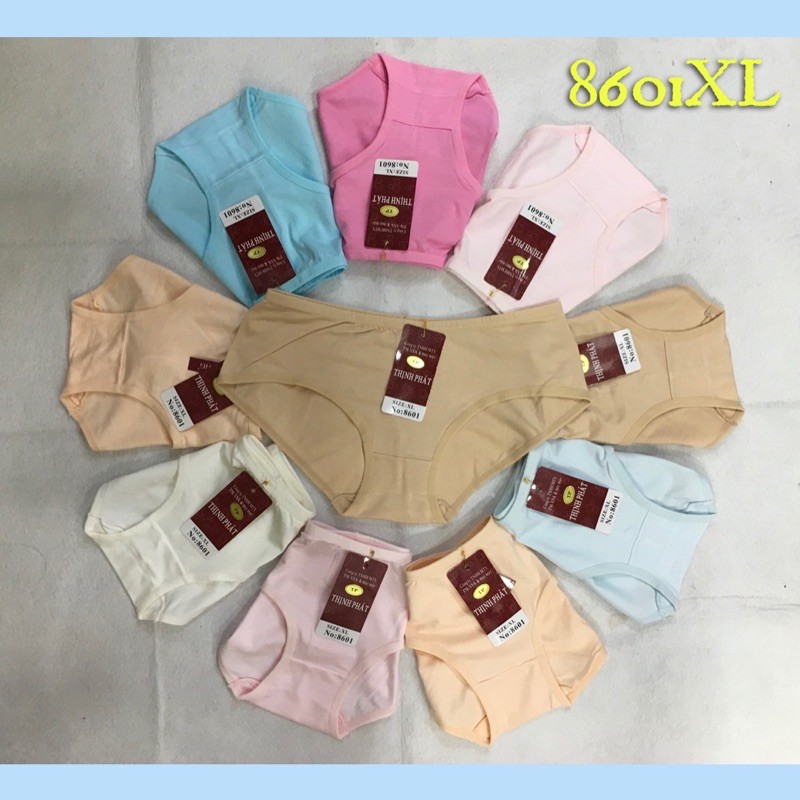 10 Quần lót nữ vải thun Cotton (8601 XL) ĐL hiệu Thịnh Phát.