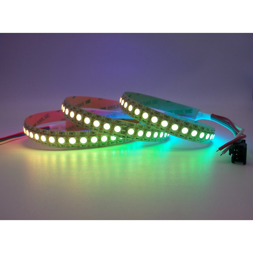 ĐÈN LED FULL MÀU ARGB NEOPIXEL WS2812B 5V 144 LED/MÉT DÂY 1 MÉT