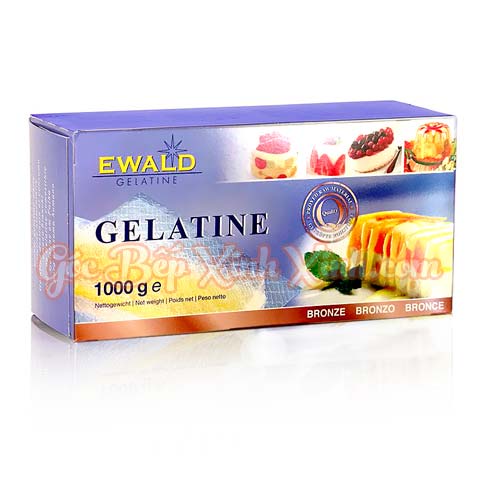 10 lá gelatin Ewald Đức