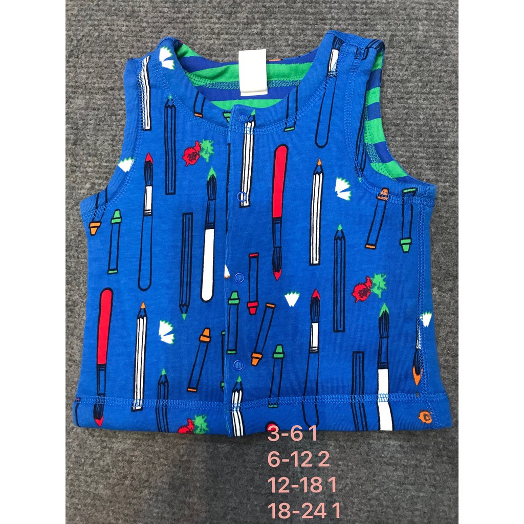 Áo gile Gap trần bông cho bé