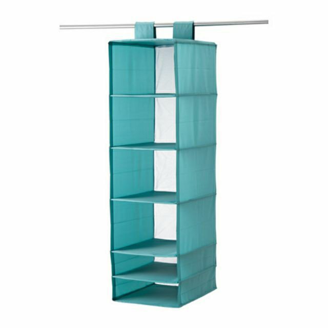 GIÁ TREO TRONG TỦ QUẦN ÁO 6 NGĂN IKEA SKUBB 35X45X125 cm