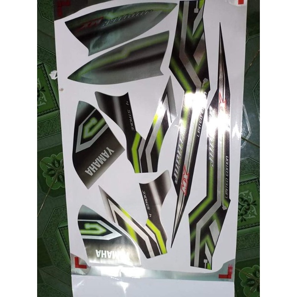 Tem rời crom jupiter mx dán xe đen