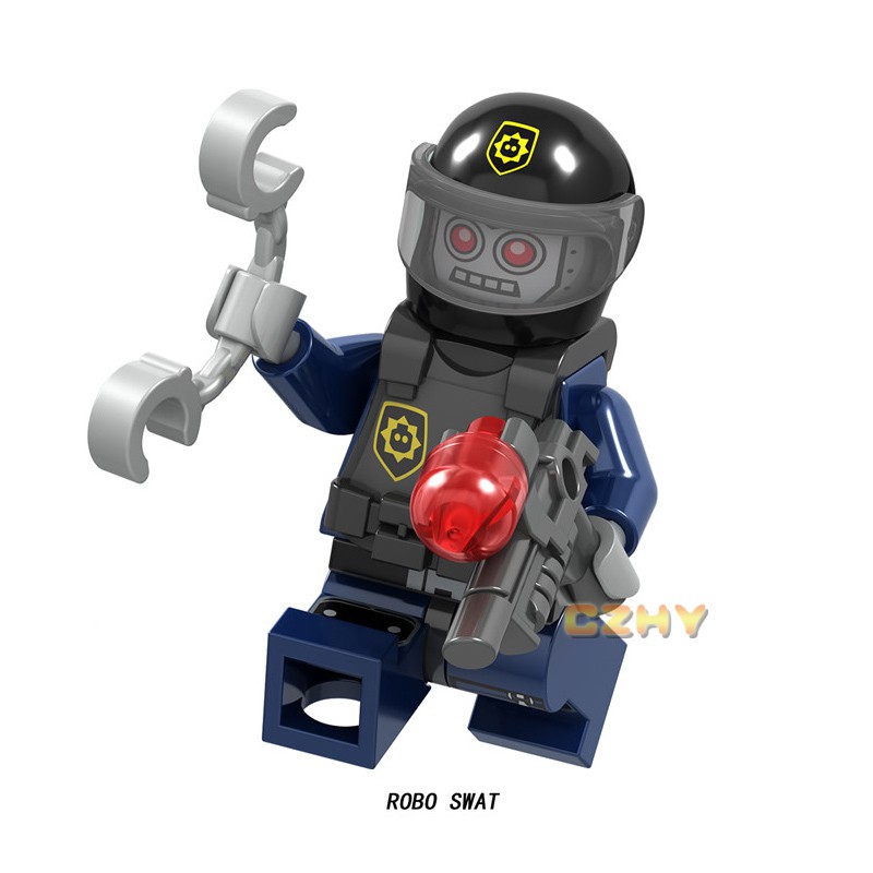 Đồ Chơi Lắp Ráp Cảnh Sát Gordon Zola Bad Cop Robo Brick Cho Trẻ Em