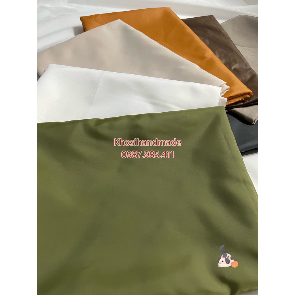 VẢI LÓT TÚI XÁCH MÀU TRƠN