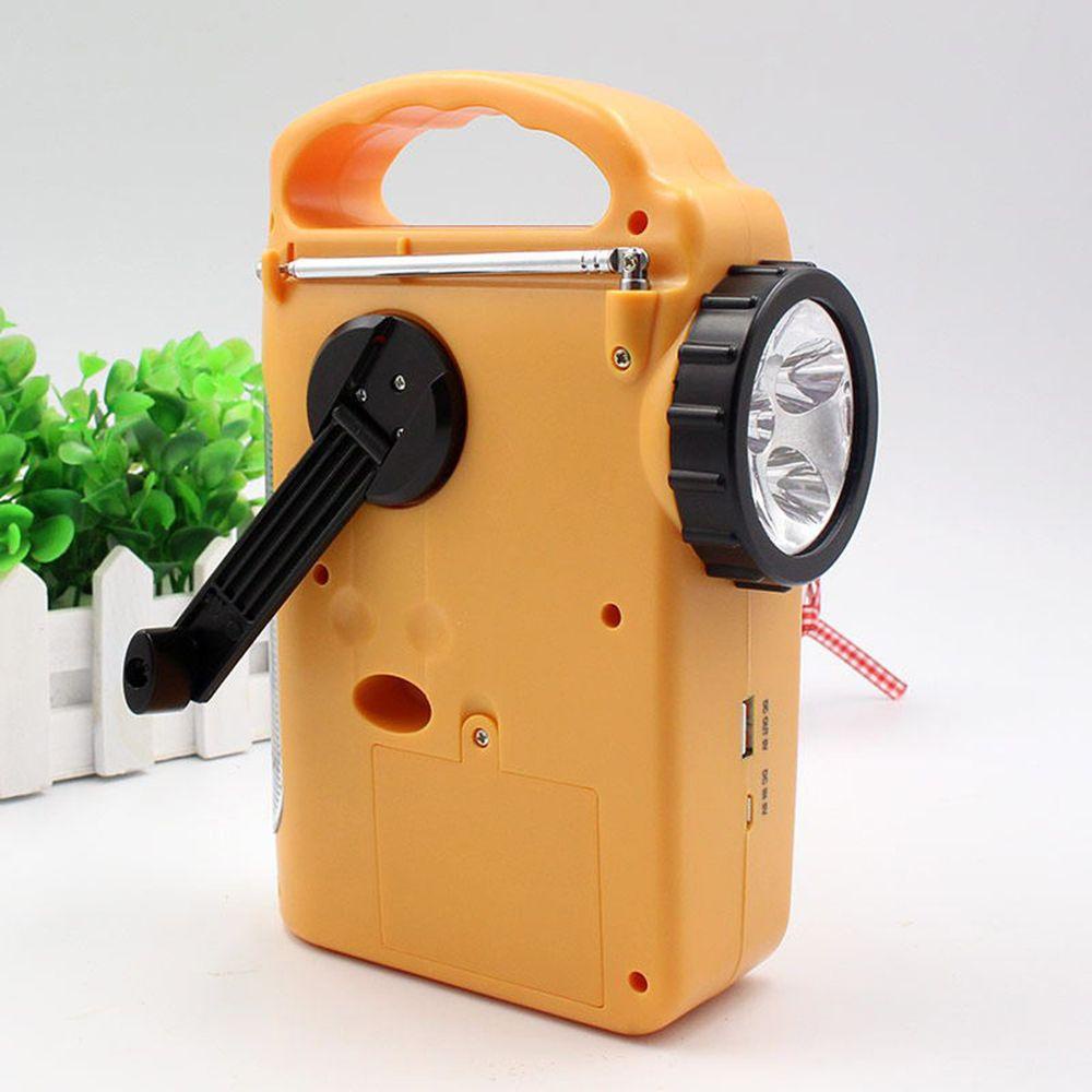 SHOUKEY Đèn Pin Năng Lượng Mặt Trời Tích Hợp Radio Khẩn Cấp 1200mAh