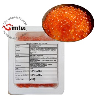 Trứng cá hồi chế biến - Ikura Salmon Roe 200g/hộp