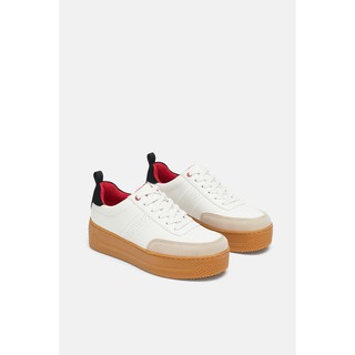 Giày thể thao da đế bánh mì ZARA authentic