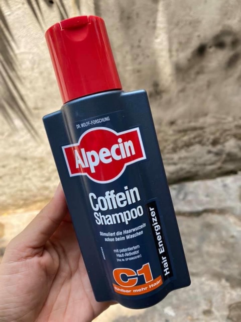Sét Dầu gội & Tinh dầu Mọc Tóc, _ Giảm Rụng Tóc & Hói Đầu Alpecin Caffeine  Made in Germany