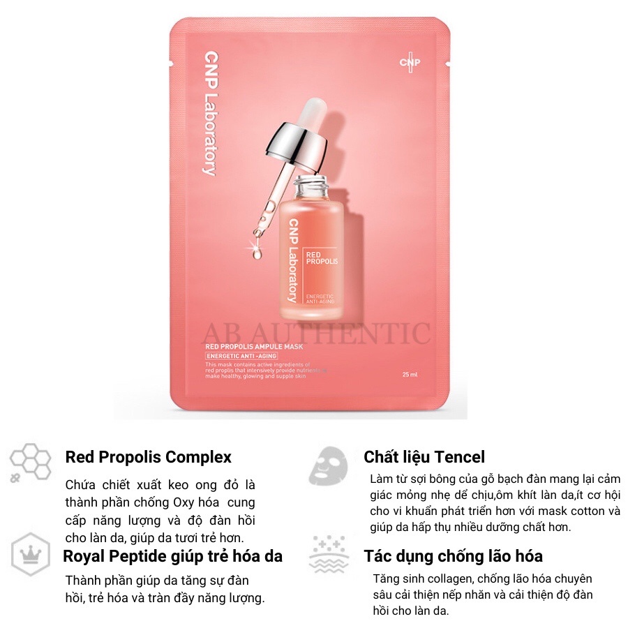 Mặt nạ CNP Laboratory Ampule Mask 25ml- AB Authentic