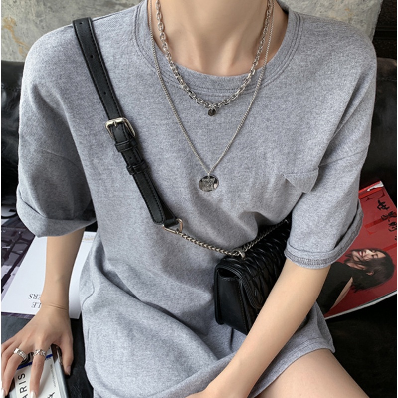 Vòng Cổ Hai Lớp Phong Cách Hip hop Thời Trang Sang Trọng Cho Nam Và Nữ