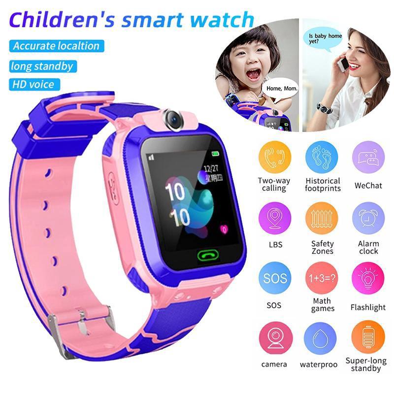 Đồng hồ thông minh q12b chống nước có hỗ trợ thẻ SIM cho trẻ em