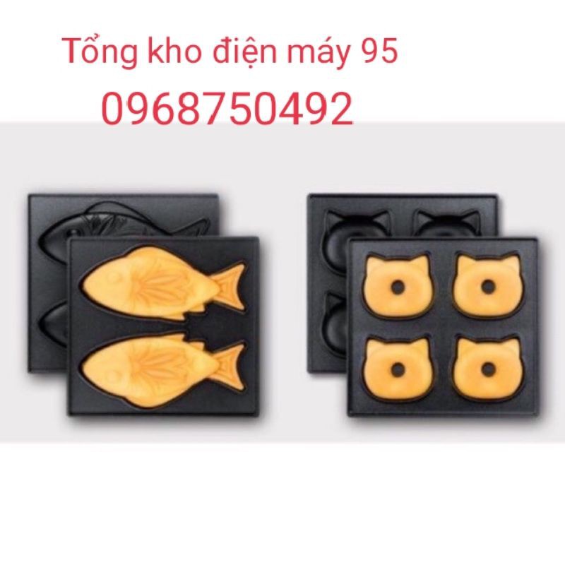 Khuôn cá, khuôn gấu máy làm bánh TORSOM