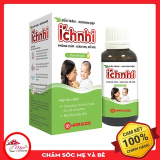[CHÍNH HÃNG] Dầu Tràm – Khuynh diệp Ích Nhi- Dầu cho trẻ sơ sinh và phụ nữ mang thai (30ml)