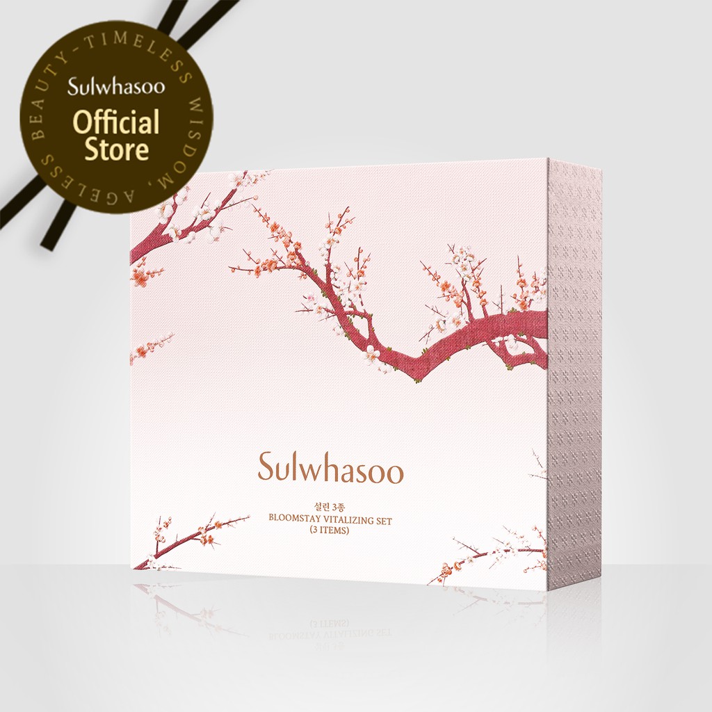 Bộ sản phẩm chăm sóc da sáng hồng tươi tắn Sulwhasoo Bloomstay Set 3 items