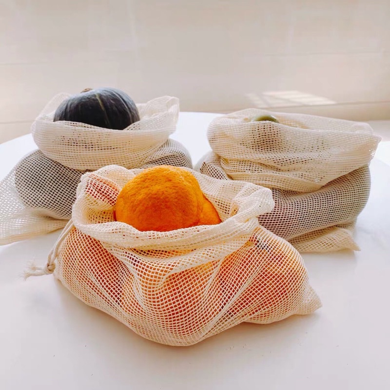 Túi lưới đựng thực phẩm thay thế túi nilon, tiện lợi, bảo vệ môi trường