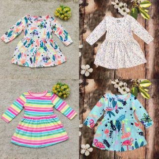 VÁY Cotton thu đông cho bé gái