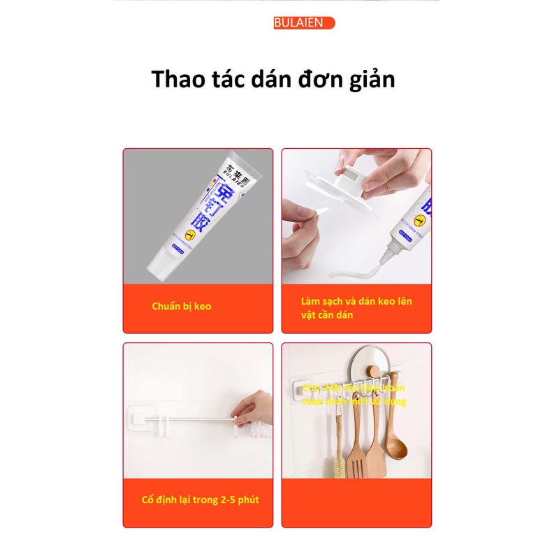 Keo đa năng dán kính, gạch men, gỗ, đá siêu chắc dùng cho nhà tắm, nhà bếp