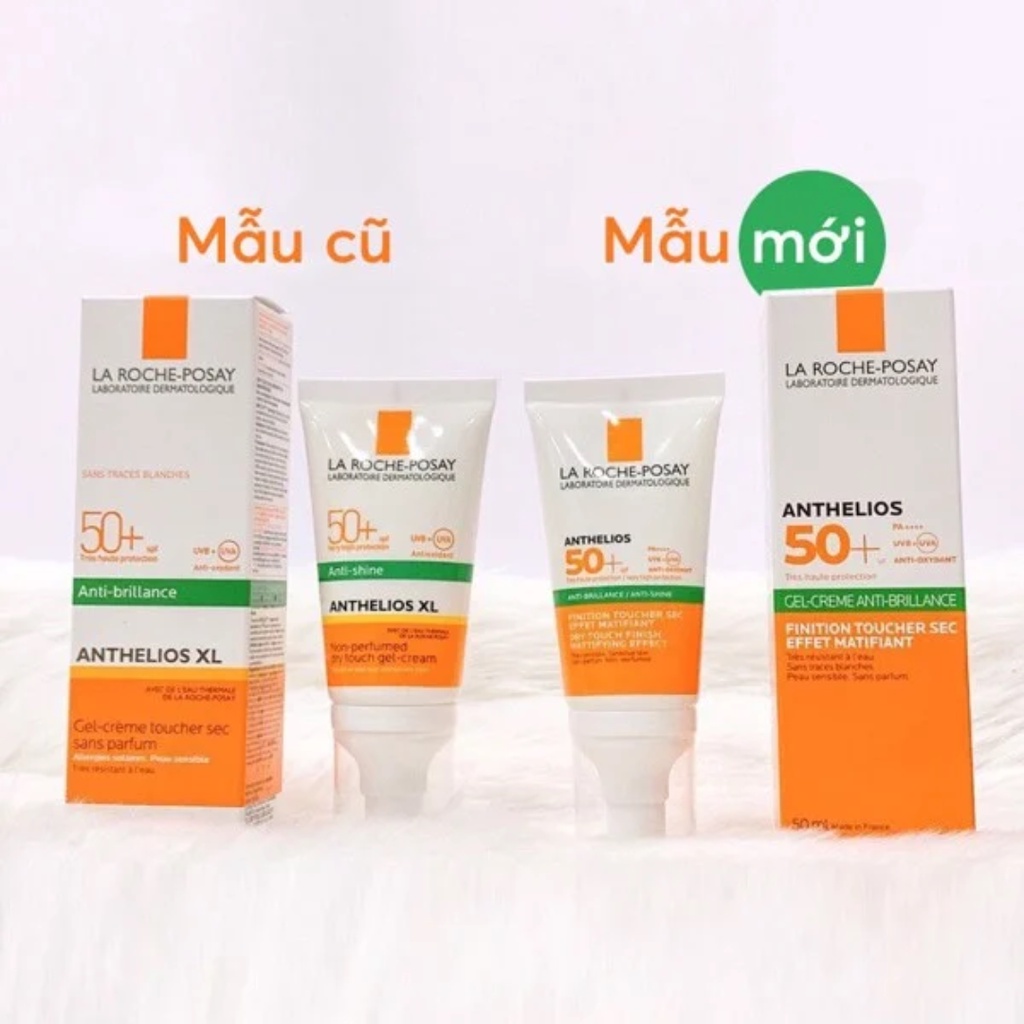 Kem Chống Nắng La Roche Posay Anthelios Anti-Shine Dry Touch Gel Cream SPF 50+ Cho Da Dầu Chống Nước Kháng Mồ Hôi 50 ml