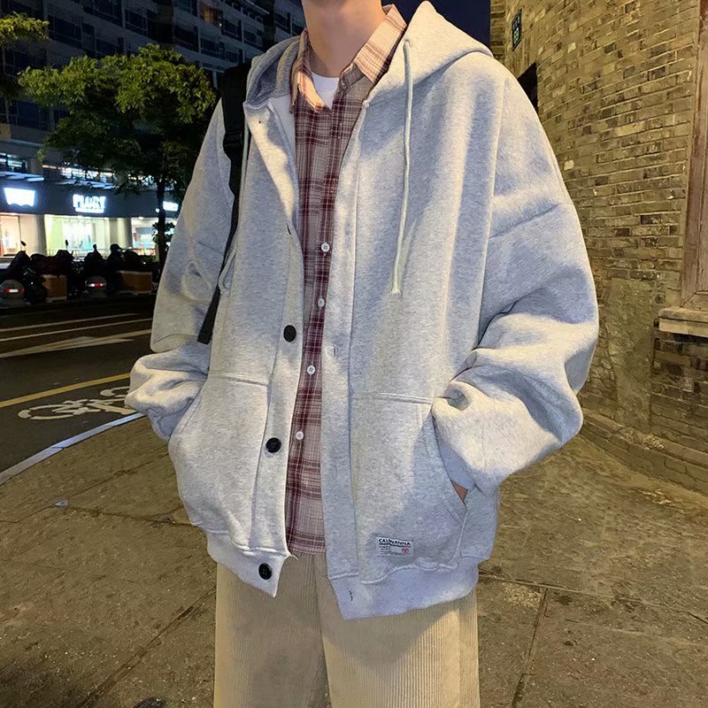 Áo Khoác Hoodie Tay Dài Thời Trang Cho Nam Size M-4Xl