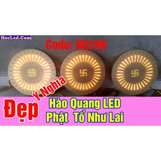 Bảng Led Hào Quang phật như lai Kích Thước 40cm