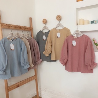 Áo babydoll nơ sau SM55