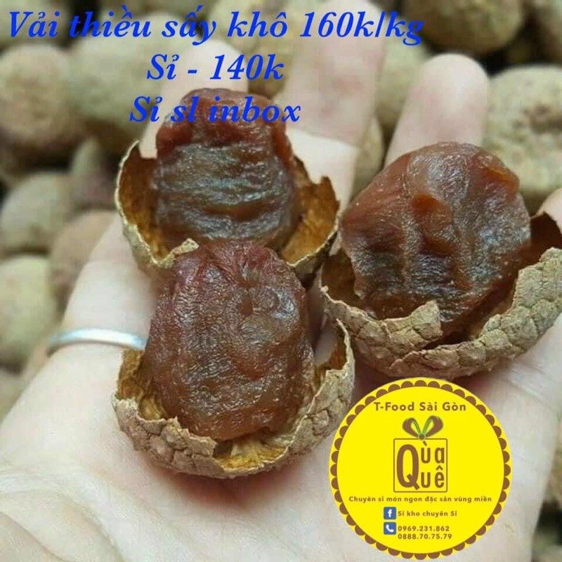 VẢI THIỀU SẤY KHÔ 1KG