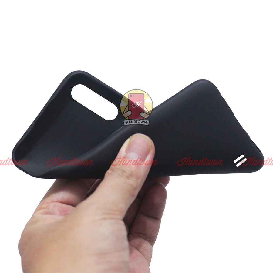 Ốp lưng Samsung Galaxy A01 Dẻo Đen Chống Ố