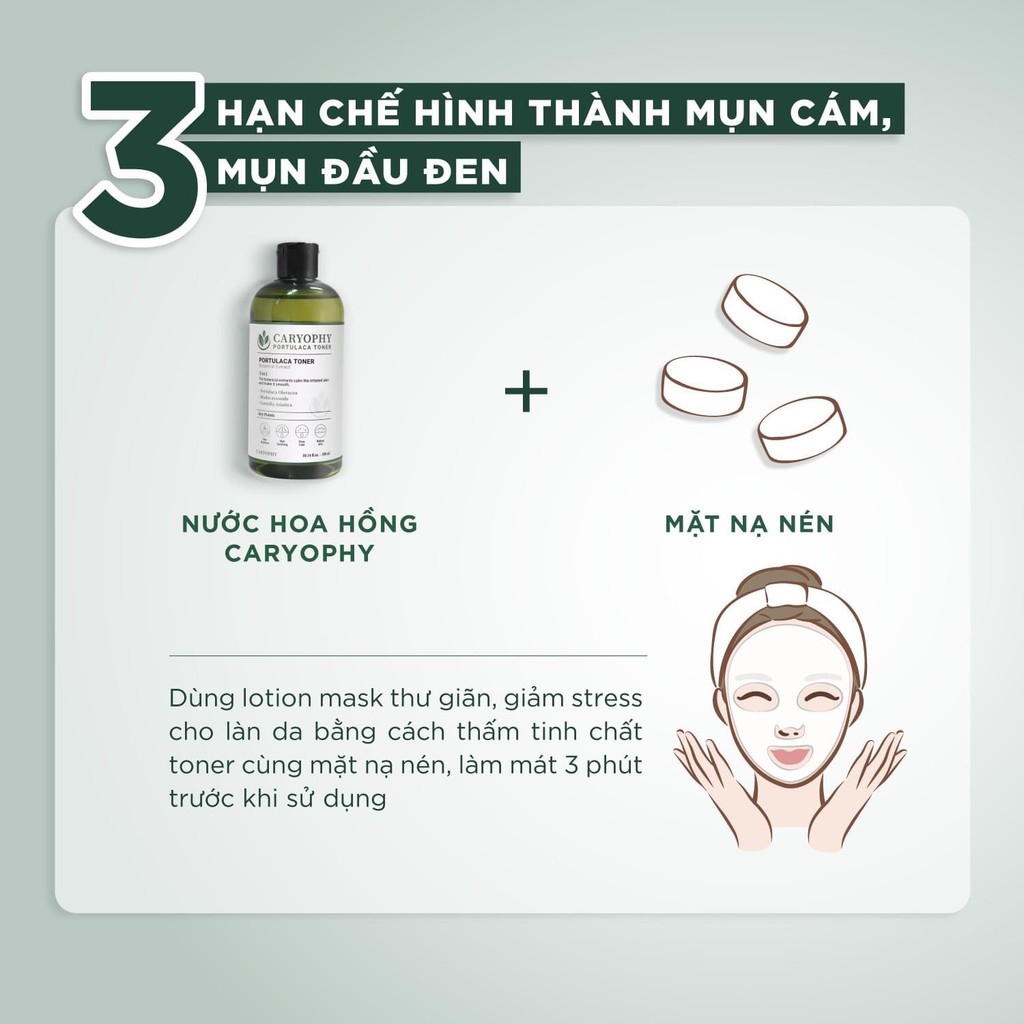 Nước hoa hồng dưỡng da Caryophy Portulaca 300ml | BigBuy360 - bigbuy360.vn