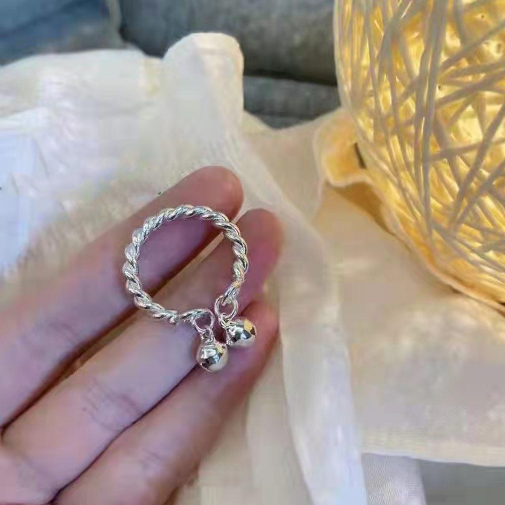 Nhẫn Nam Đính Chuông Đơn Giản Phong Cách Hàn Quốc