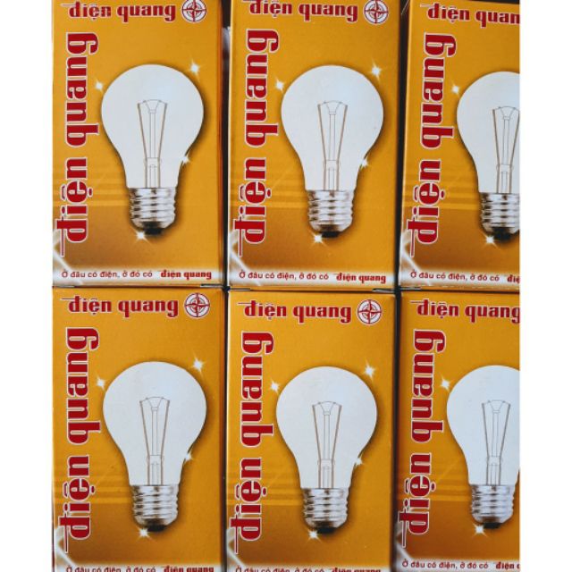 BÓNG ĐÈN SỢI ĐỐT  ĐIỆN QUANG E27  VÀ B22