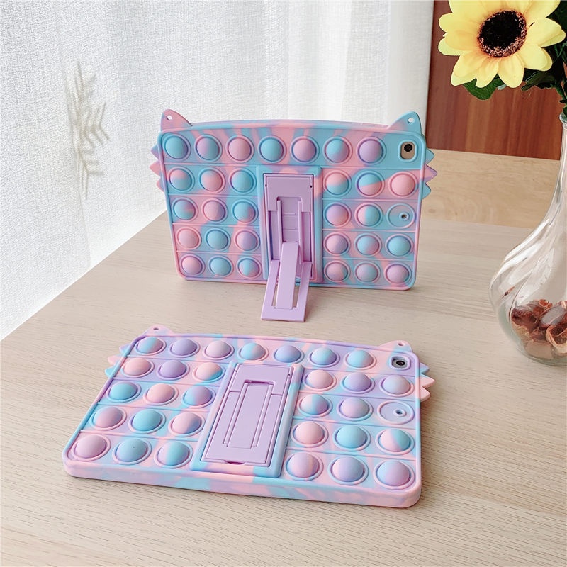 Ốp Máy Tính Bảng Silicone Mềm Có Tay Cầm Cho Samsung Tab A S6 Lite 8&quot; 8.7&quot; 10.4&quot; SM-T295 SM-T220 SM-T225 SM-T505 SM-T515 SM-P610 P615