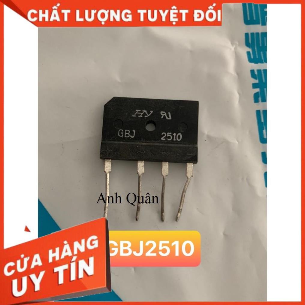 Diot cầu dành cho bếp từ GBJ2510 - Di ốt cầu cho bếp từ GBJ2510