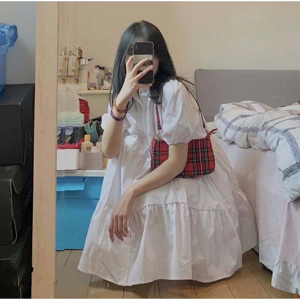 [Mã SKAMA06 giảm 8% tối đa 50K đơn 250K] [HÀNG ĐẸP] Váy ulzzang babydoll cao cấp - V18- janna house