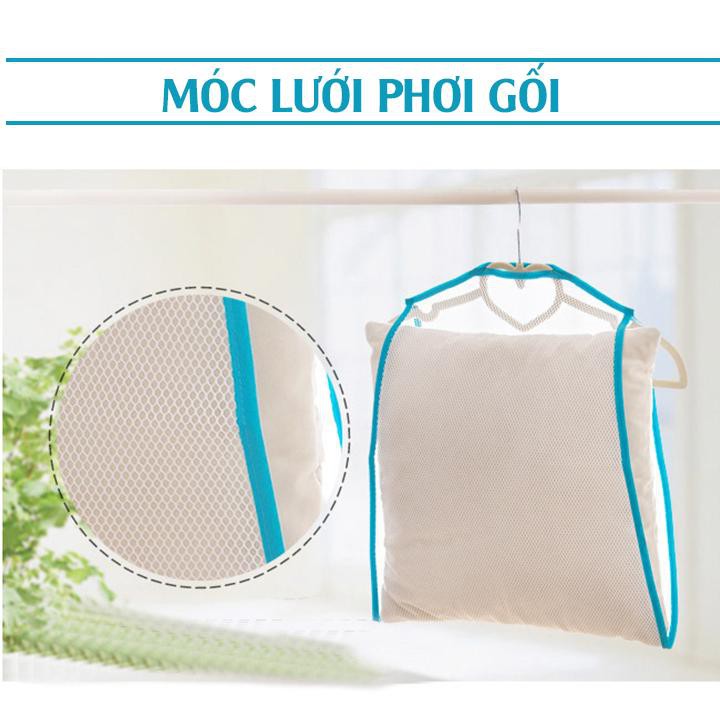 COMBO 3 - TÚI LƯỚI PHƠI GỐI, QUẦN ÁO, TÚI, GIÀY