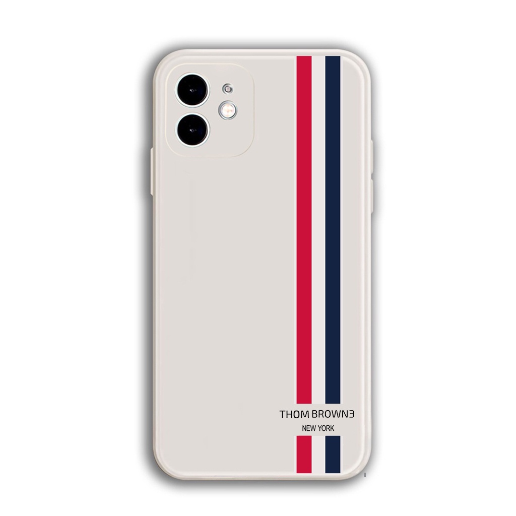 Ốp Lưng Iphone Hình Tho.m B.rowne Trắng, Cạnh Vuông, BVC IP6/6s/7/8/7plus/8plus/x/xsmax/12/prm/ip13/promax- Onoff