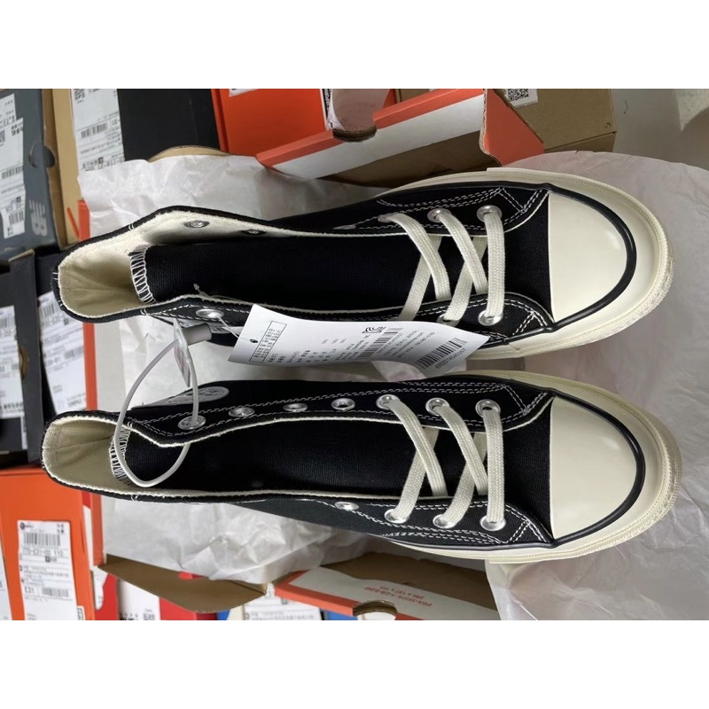 giày Converse Chuck Taylor 1970s high black - đen | Bản TC