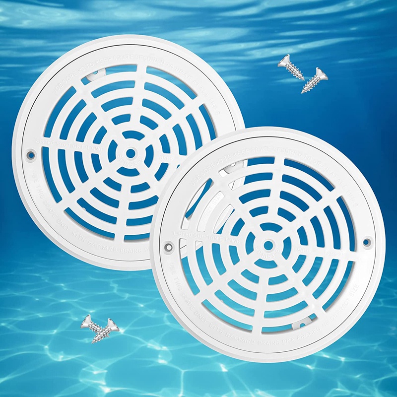 Vỏ Bọc Cống Thoát Nước Bể bơi 8 Inch Kèm Ốc Vít