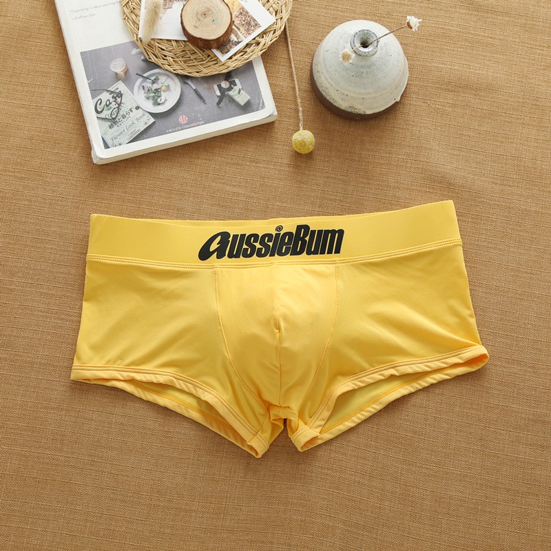 Quần lót nam, quần lót boxer thun lạnh in chữ au đai lưng đẹp