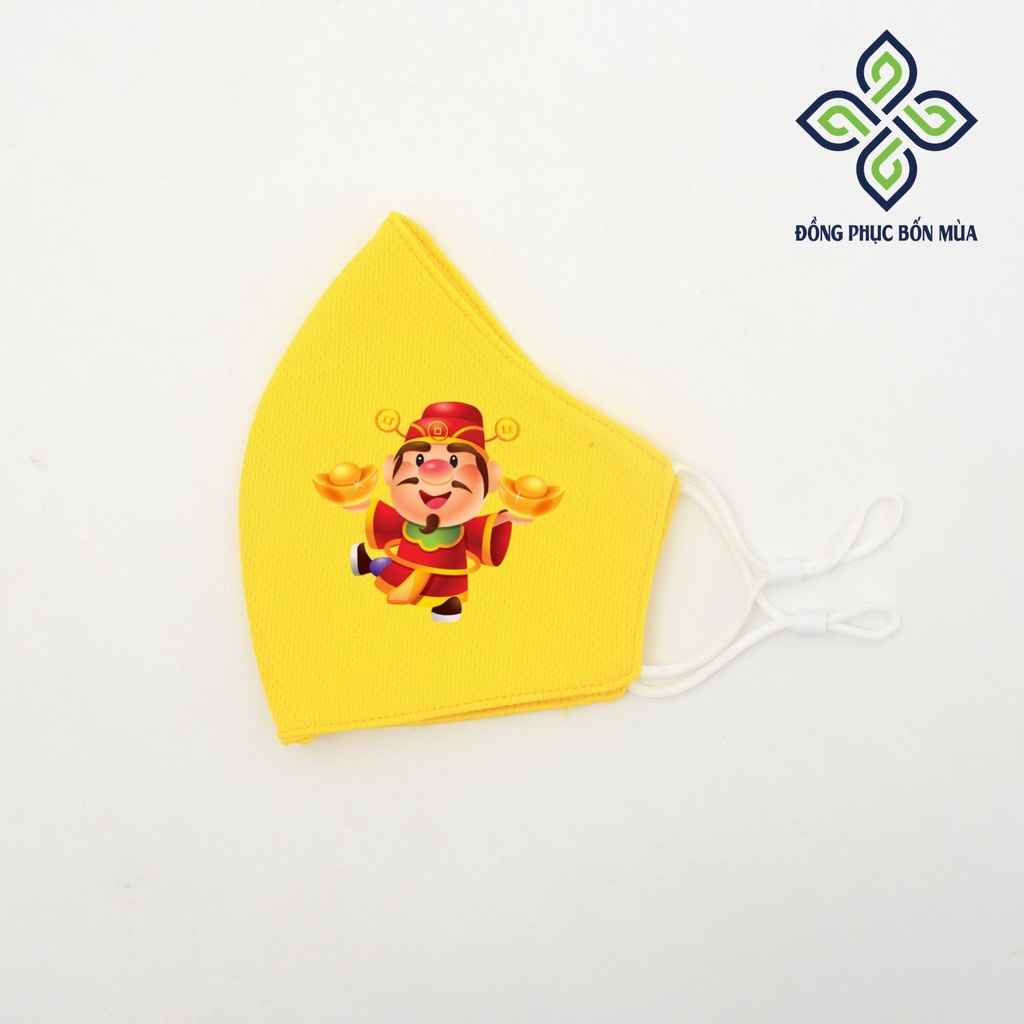 [combo 10 khẩu trang tết] Khẩu trang tết thiết kế 3 lớp cao cấp kháng khuẩn thông hơi in nhiều họa tiết đón tết 2022