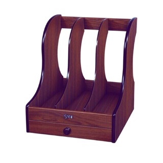 Khay đựng tài liệu 3 ngăn gỗ